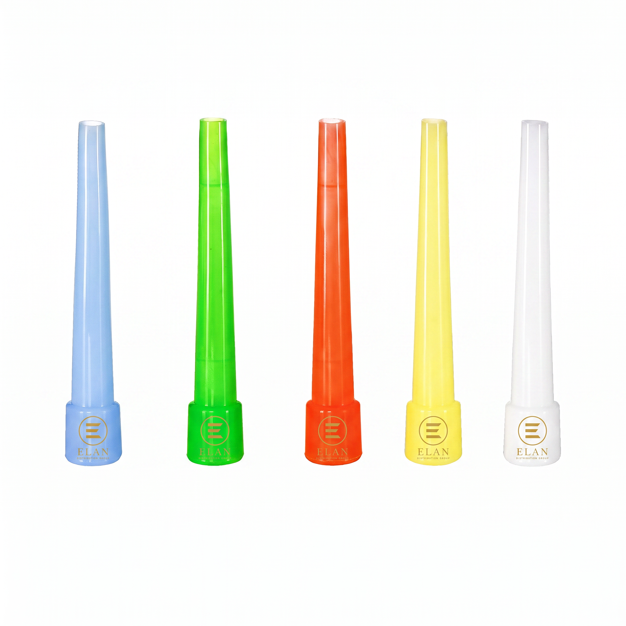 ELAN branded disposable hookah mouth tips in assorted colours